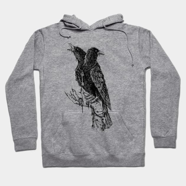 crow Hoodie by rudoi